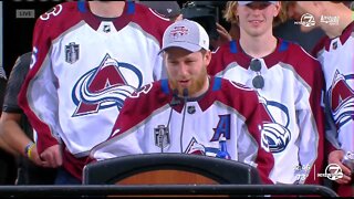 Nathan MacKinnon Stanley Cup speech