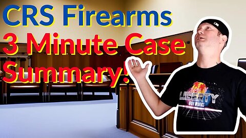 CRS Firearms Matt Hoover Case Summary!