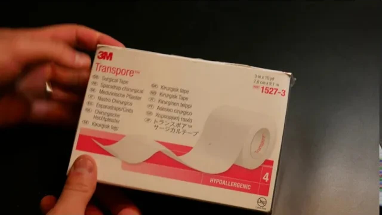 3M Nexcare First-Aid Transpore Clear Tape