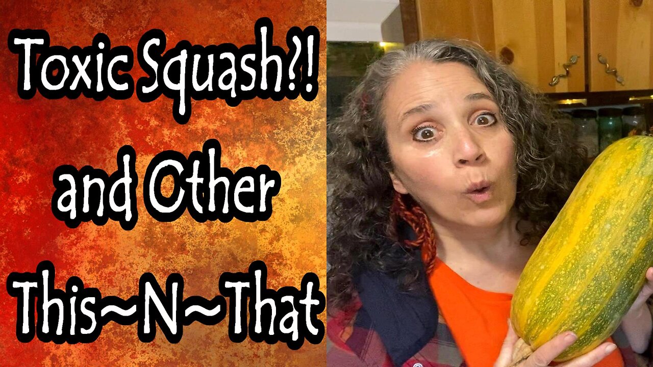 Toxic Squash, Book Drawing Winners, and Other This~N~That
