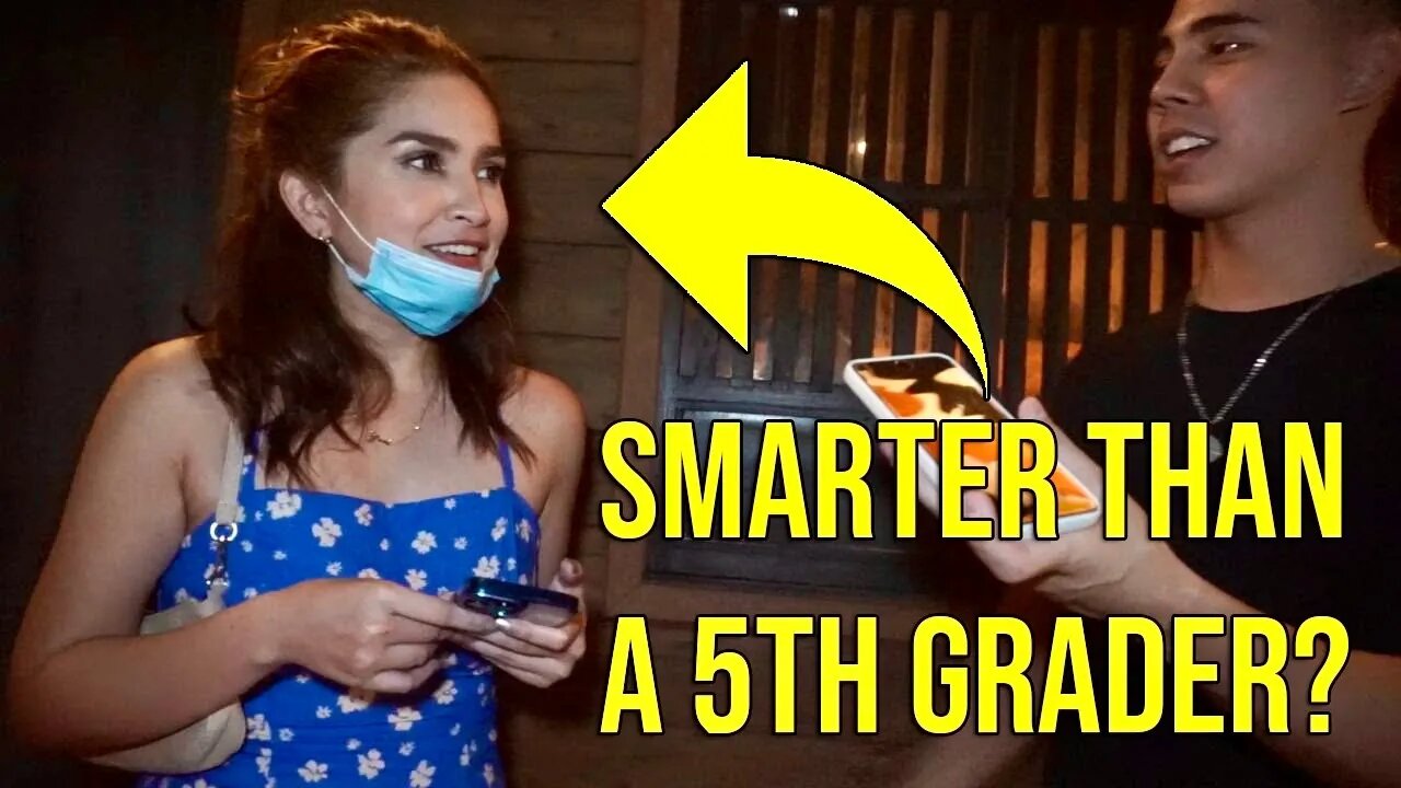 ARE DRUNK FILIPINOS SMARTER THAN A 5TH GRADER? 🇵🇭 | Street interviews🎙️