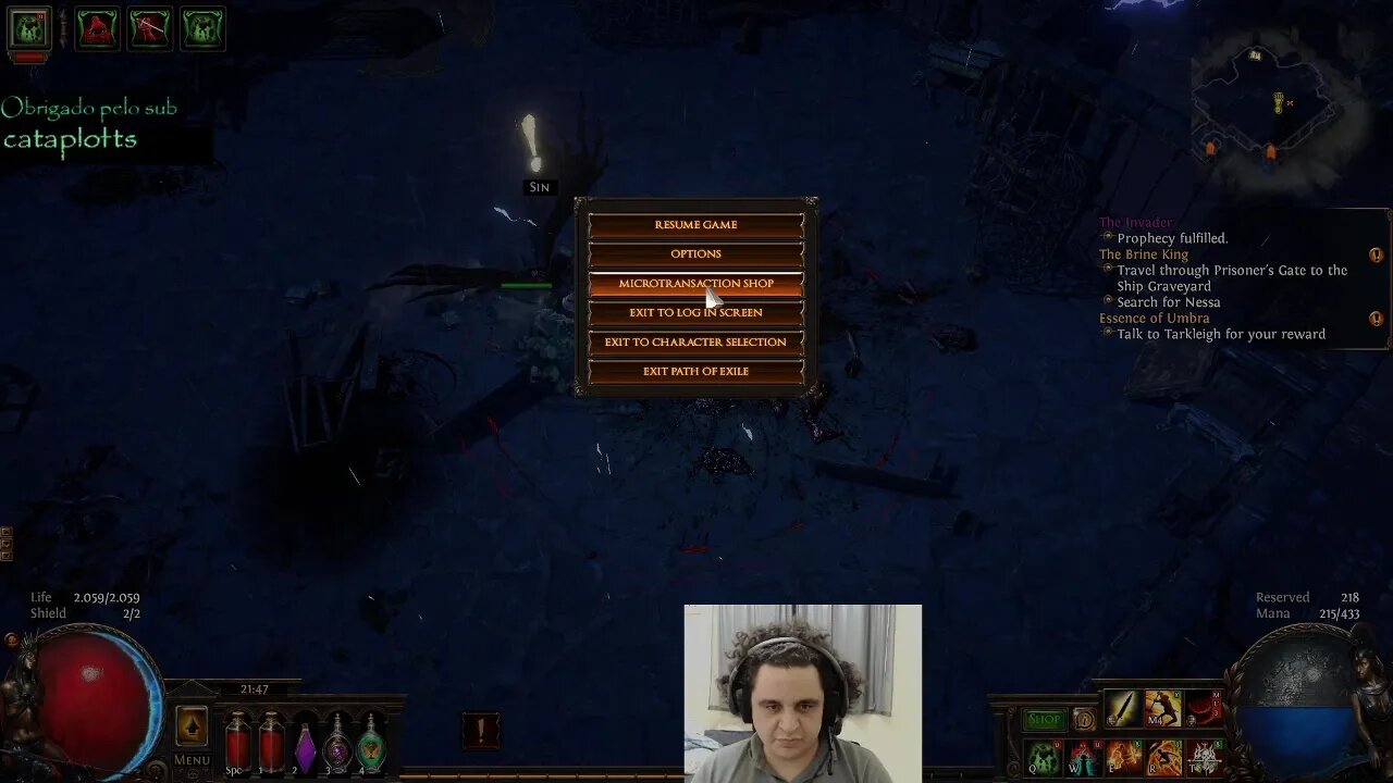 (POE)Flw flw Shavronne, nem suei (HC, new player) [Trecho da live