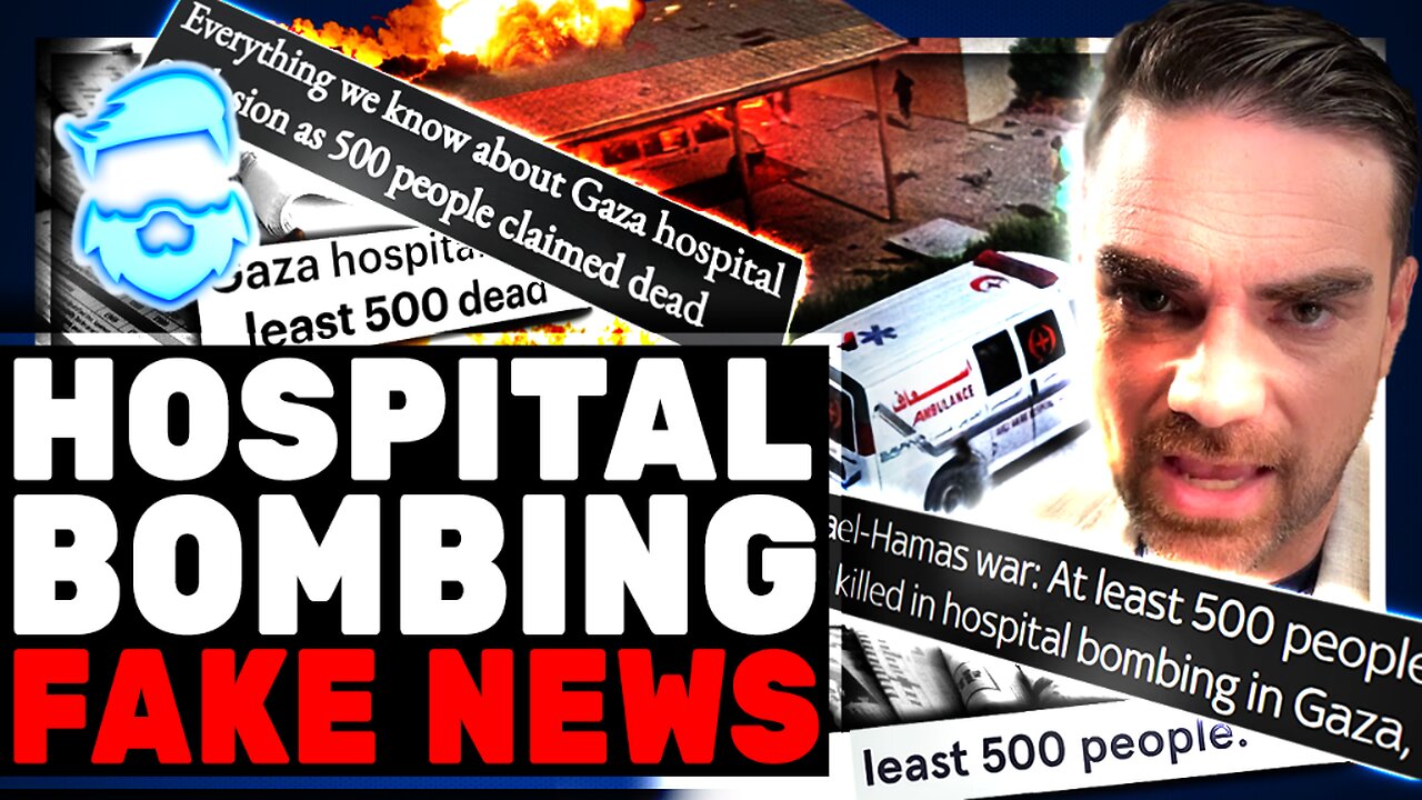 Ben Shapiro UNLOADS After Entire MSM Runs FAKE NEWS About A Hospital Being Leveled In Gaza!