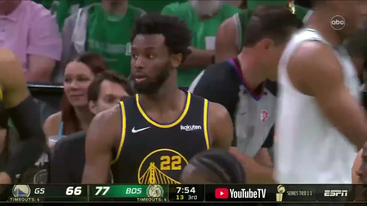 Andrew Wiggins Exclamation Point Post Dunk Against Boston Celtics!😂🏆