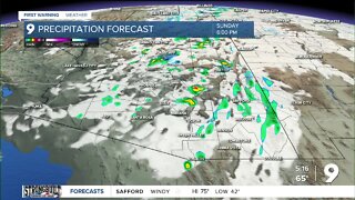 Gusty winds, showers and thunder today