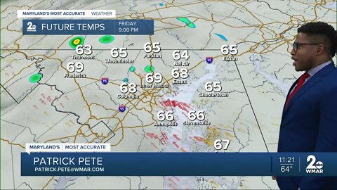 WMAR-2 News Patrick Pete's Thursday night weather update