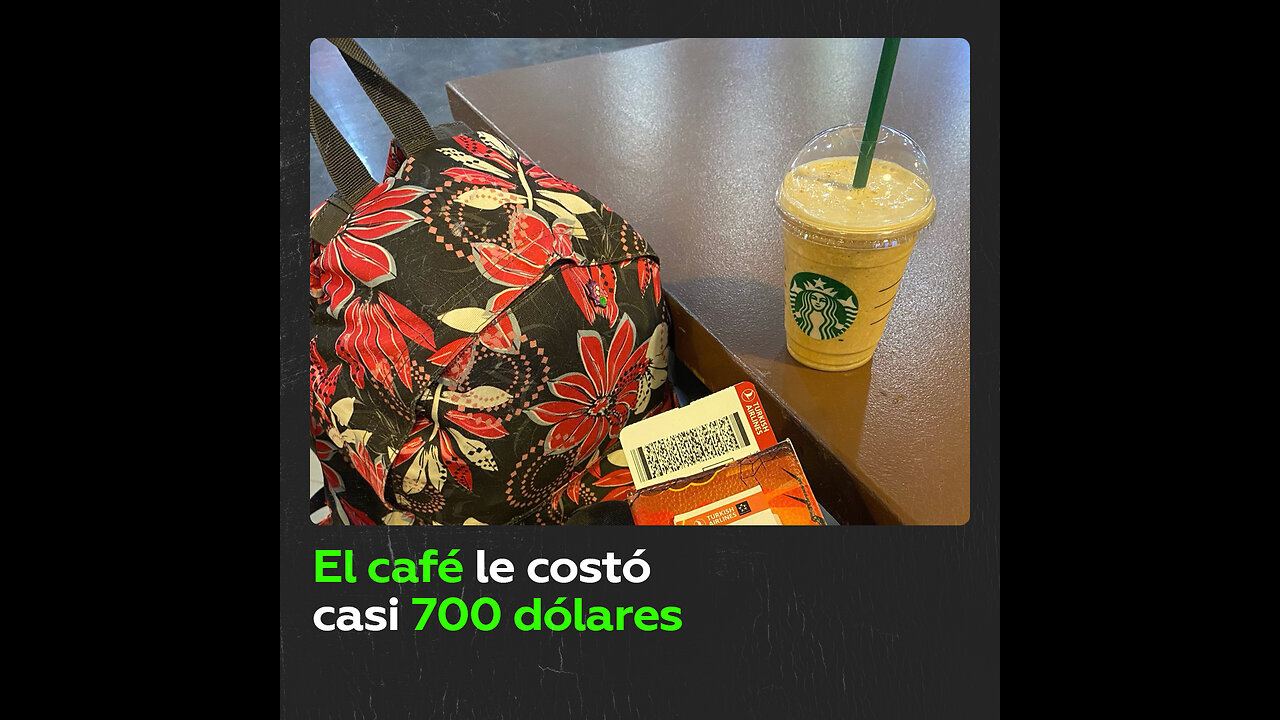 Pierde su vuelo por tomarse un café y le cuesta casi 700 dólares