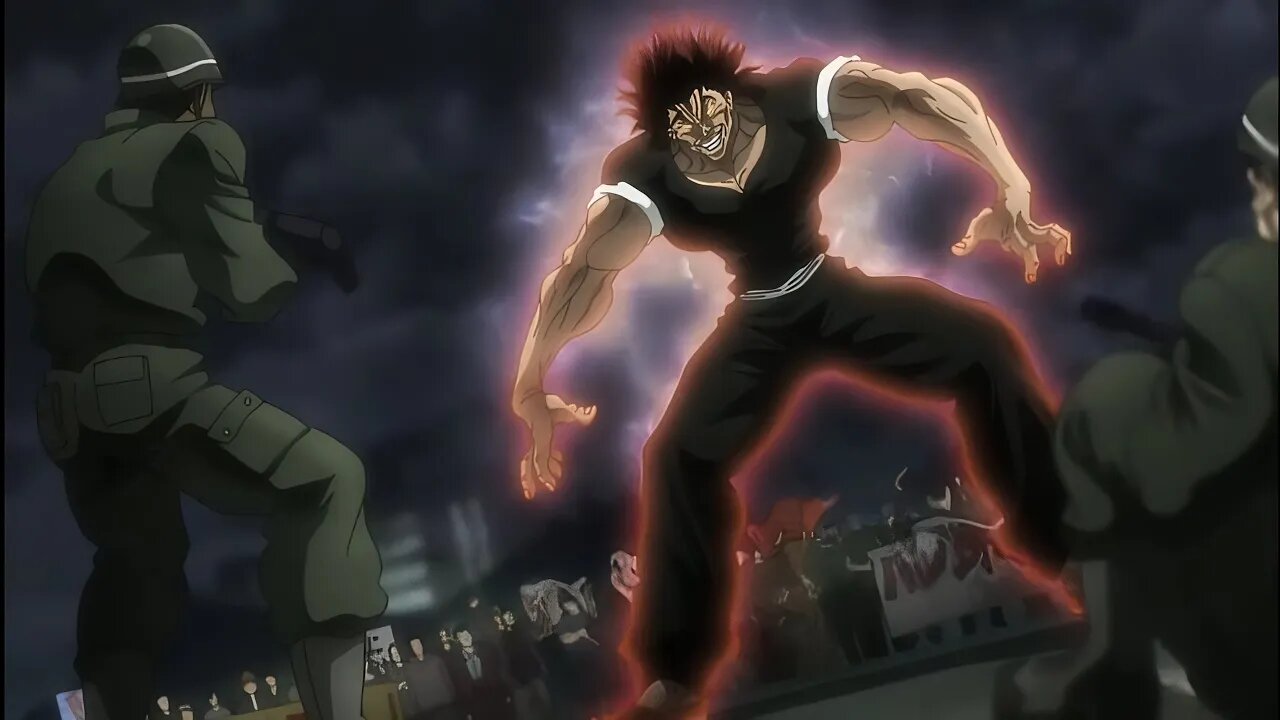 Yujiro Hanma Intimidates Military Men into Beating Each other Up DUBBED!!- Baki HD! 😱❤️🤯💯🔥🍿🤣🥳👌