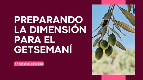 🛐 Preparando la dimensión para el Getsemaní | Lucas 22:39