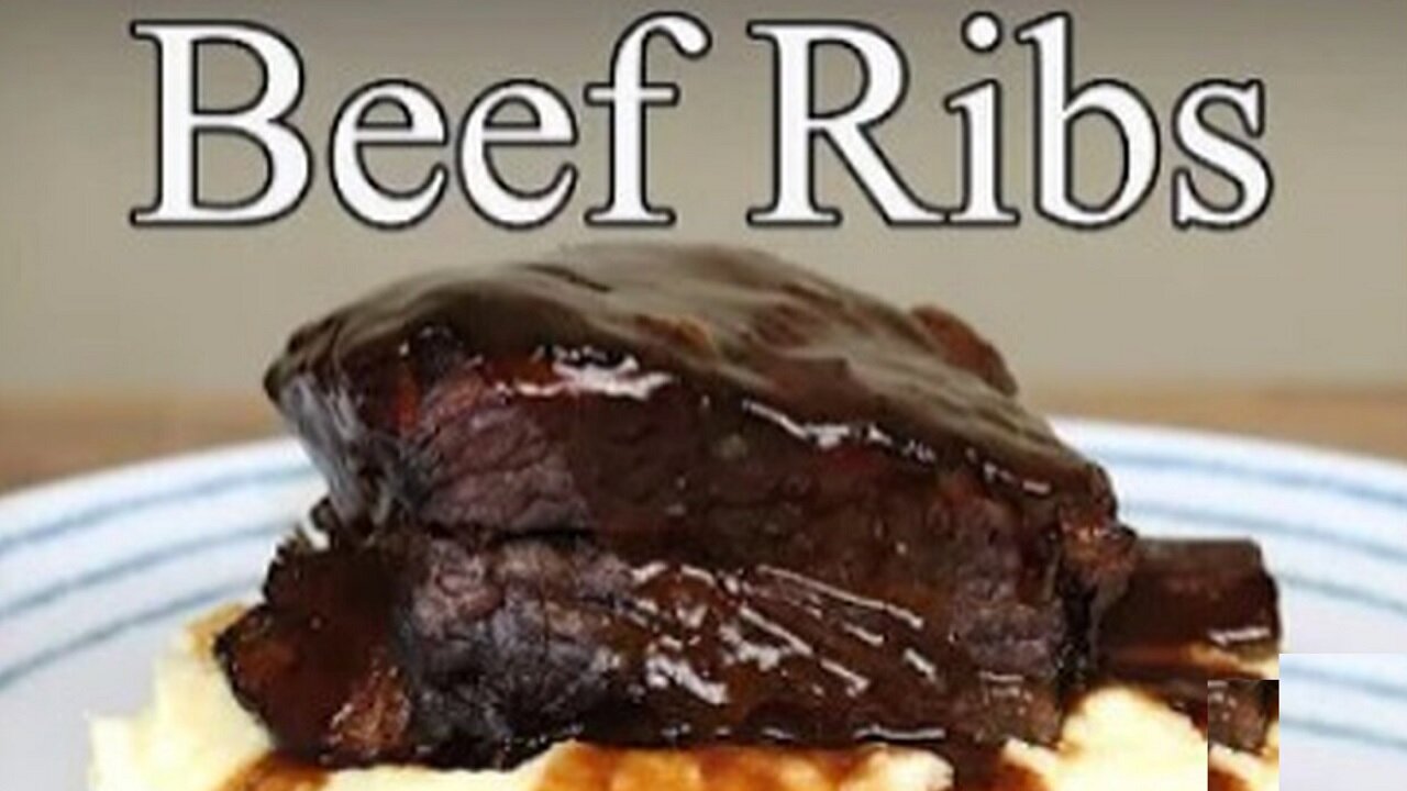 Slow cooked braised beef short ribs recipe