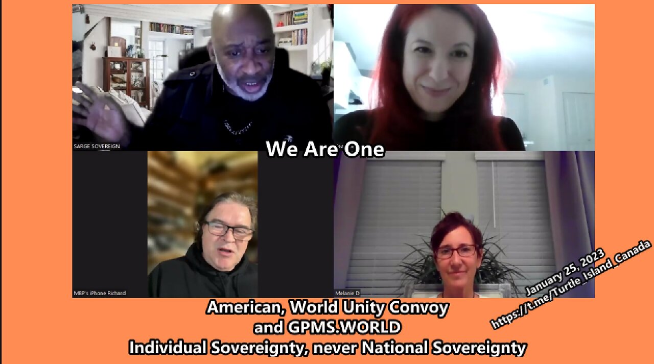 American, World Unity Convoy 2023 and GPMS.WORLD-We Are One