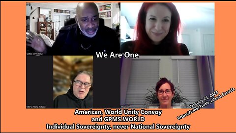 American, World Unity Convoy 2023 and GPMS.WORLD-We Are One