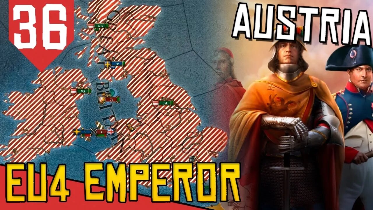 A Queda de LONDRES - EU4 Austria #36 [Série Gameplay Português PT-BR]