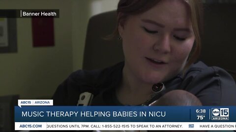 Music therapist shares 'special gift' with Valley newborns