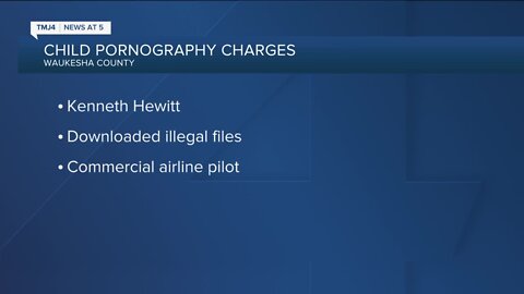 Hartland pilot facing child pornography charges