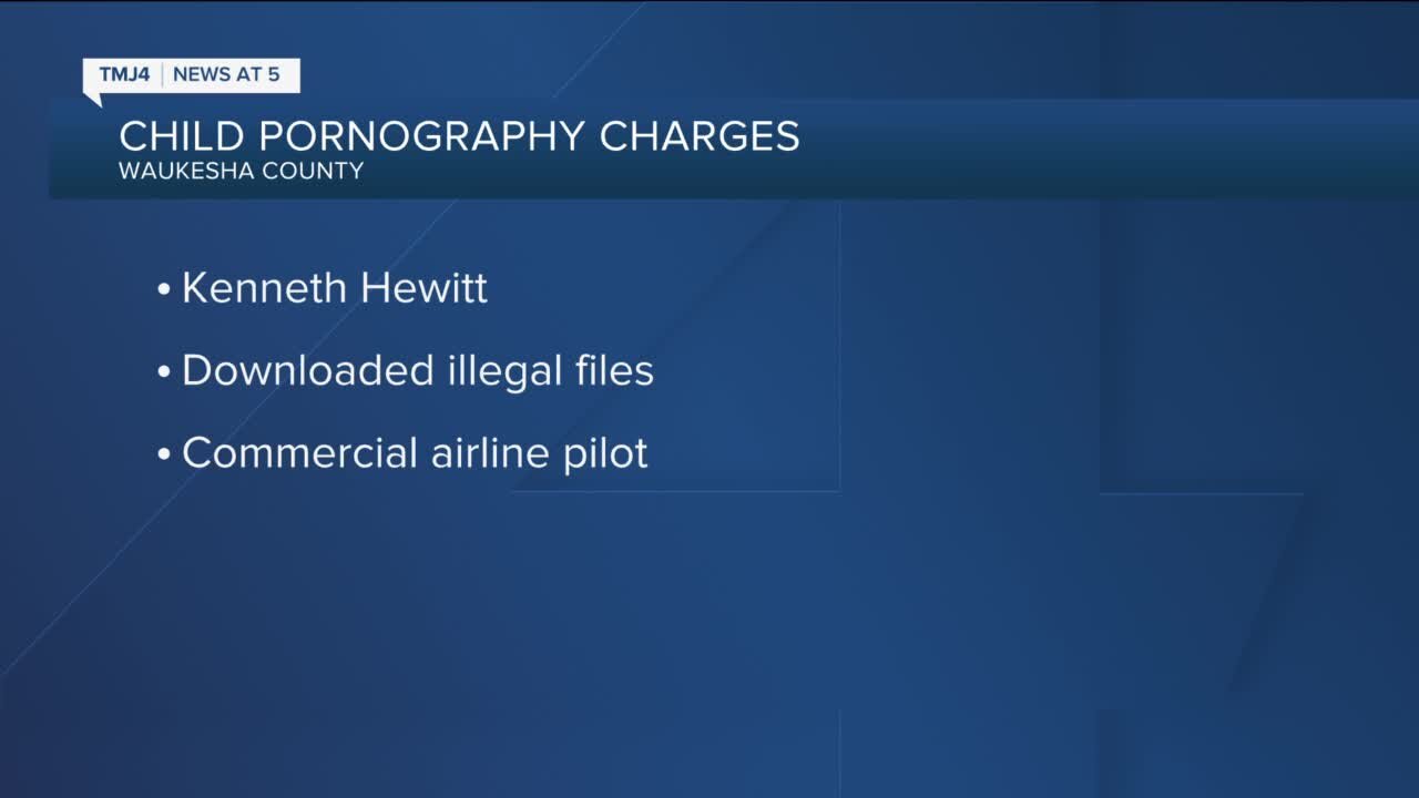 Hartland pilot facing child pornography charges