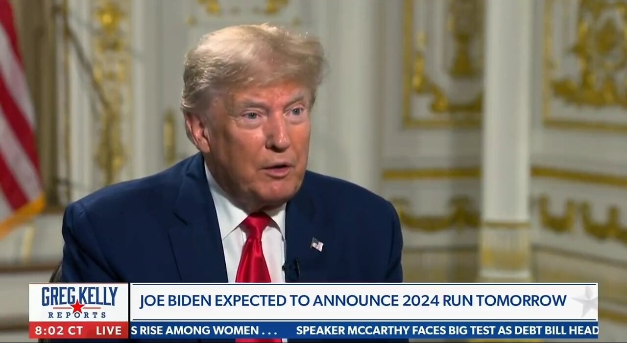 Trump Mocks Biden's Taped Re-Election Announcement