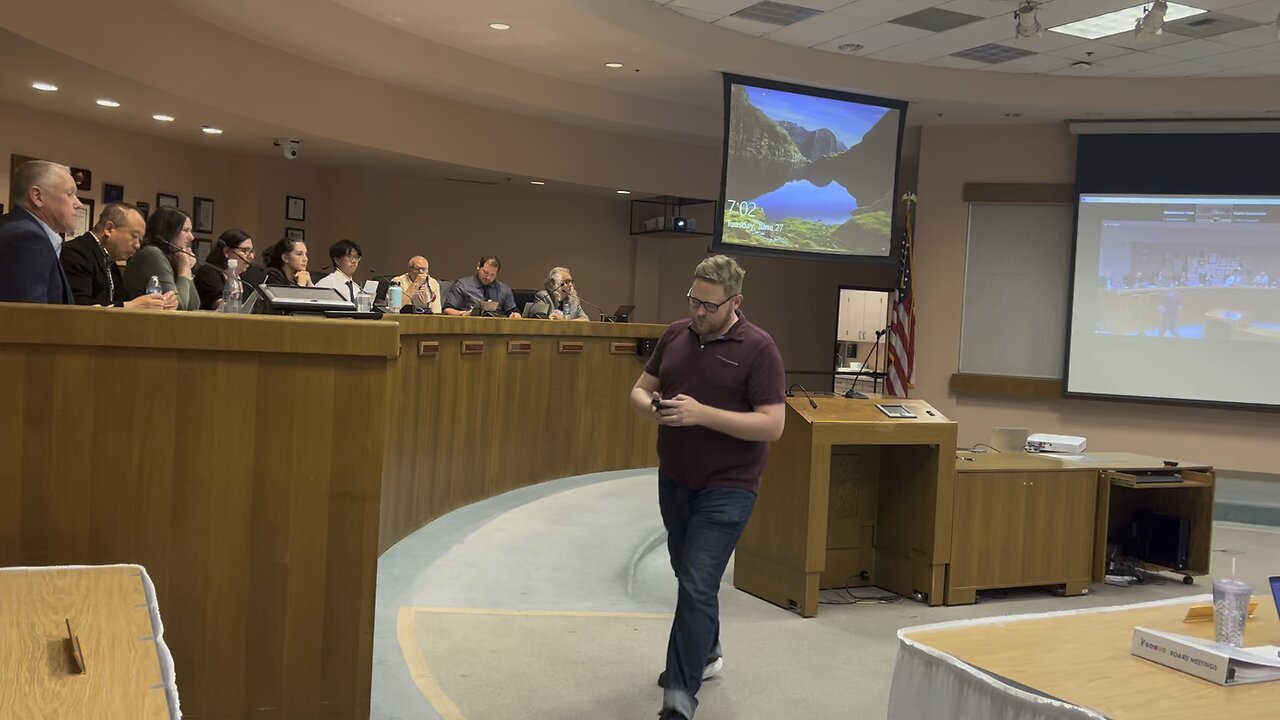 Ronald F Owens Jr Address Elk Grove Unified School District Board on June 27, 2023.