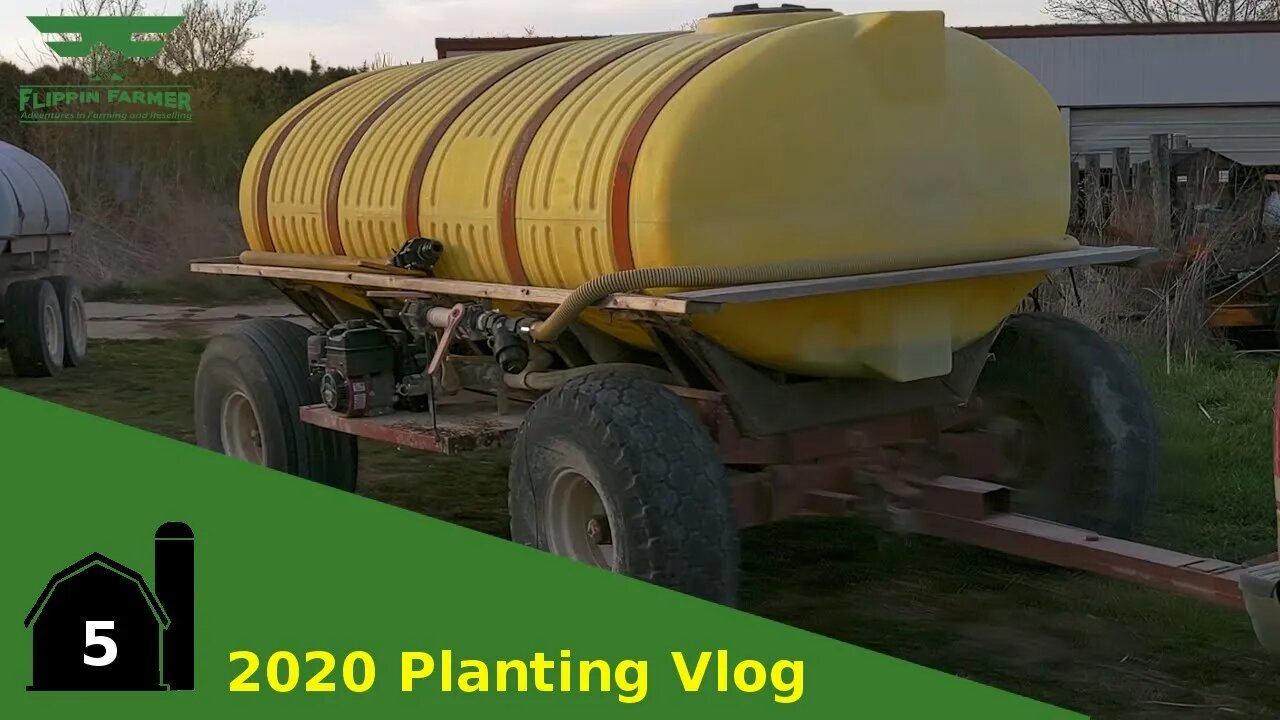 Planting Vlog 2020 Episode 5 - Broken Fertilizer Tanker Spills Fertilizer Everywhere