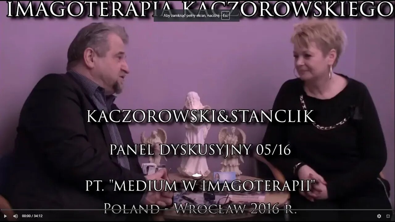 MEDIUM W TERAPII HIPNOTERAPEUTYCZNYCH I TRANSACH JASNOWIDZENIA - METODY /2016©TV IMAGO