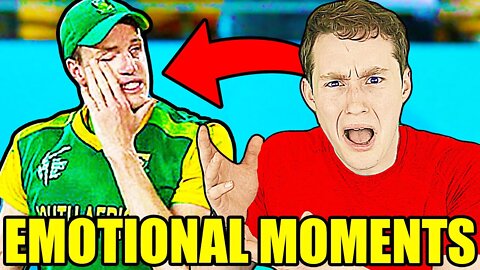 AMERICAN REACTS TO EMOTIONAL CRICKET MOMENTS (touching...)
