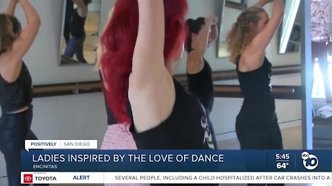 Group of Encinitas women inspired by performing and dance