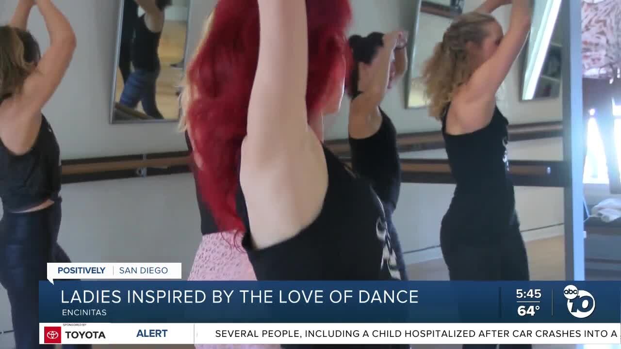 Group of Encinitas women inspired by performing and dance