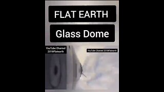 FLAT EARTH GLASS DOME