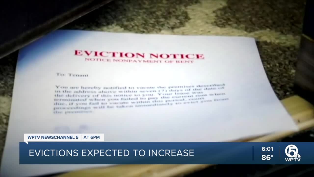 1,100 pending eviction cases in Palm Beach County, clerk's office says