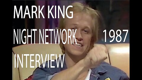 Mark King (LEVEL 42) - Night Network Interview - 1987 - KHAZ' REMASTER