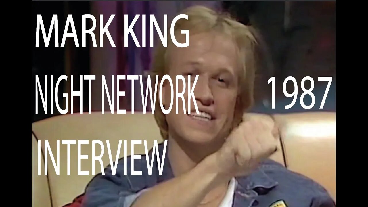 Mark King (LEVEL 42) - Night Network Interview - 1987 - KHAZ' REMASTER