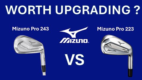 Mizuno 243 vs Mizuno 223