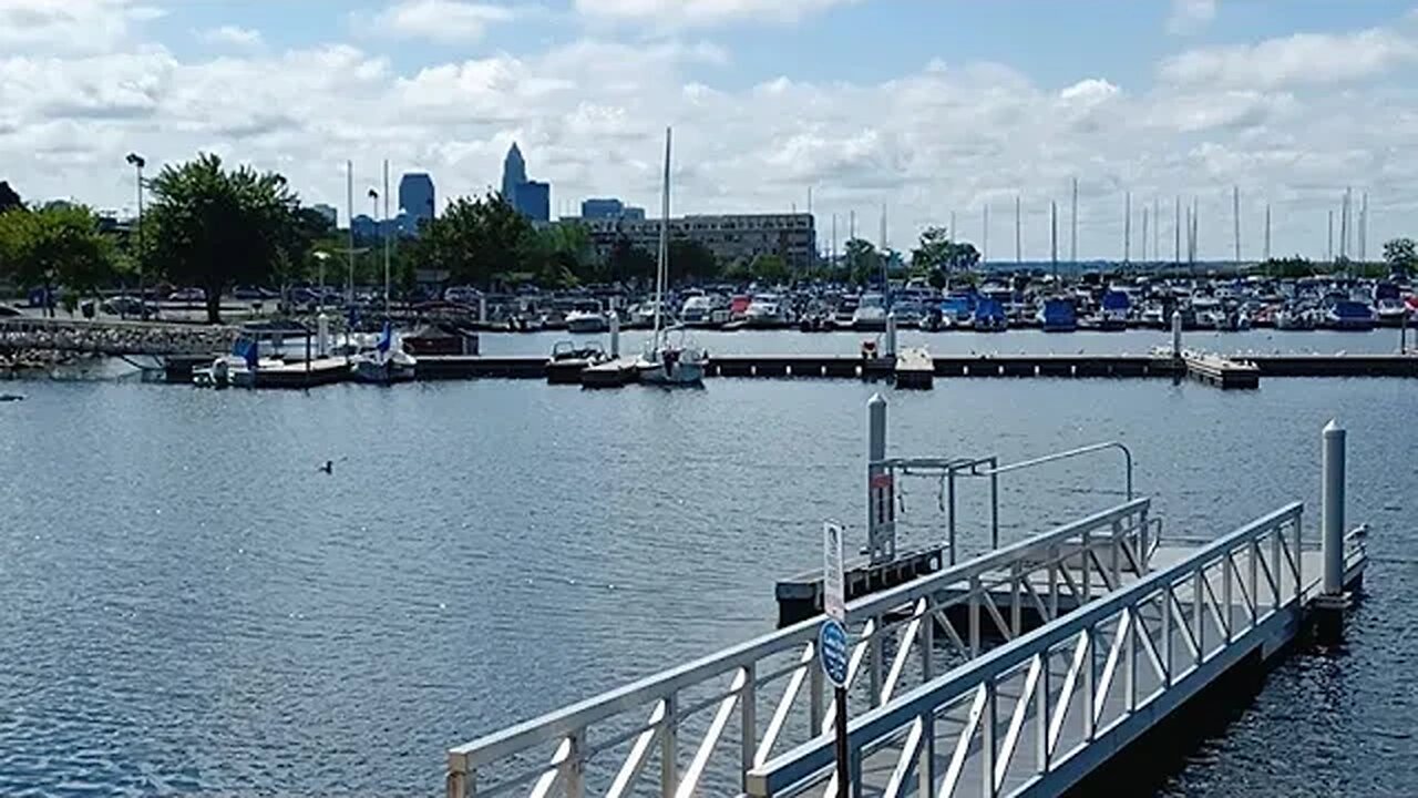 East 55th Street Pier in Cleveland, Ohio ~ Recorded September 29, 2023