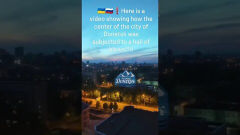 Sickening! 🇺🇦Ukrainian Militants Shelling The Residential Area In The Center Of The City Of Donetsk!