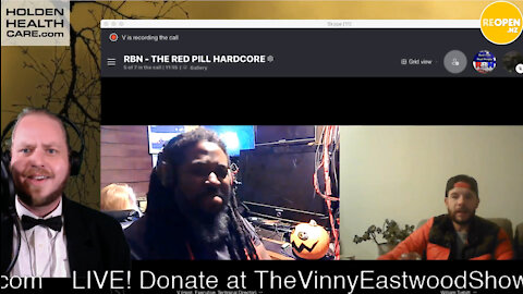 Vinny Eastwood on The Red Pill Hardcore Radio show with V on RBN and KGRA Radio - 16 Nov 2021