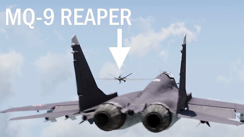 The MQ-9 Reaper incident. That's what really happened. I'm telling you the truth.