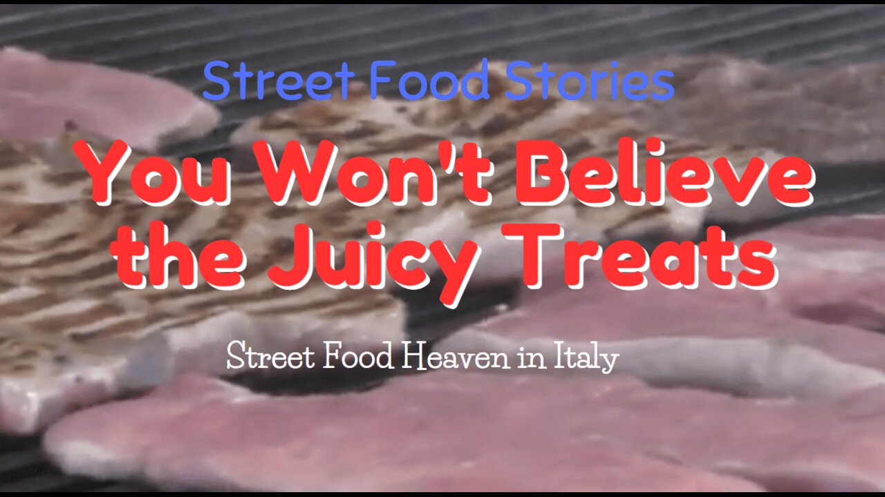 You Won't Believe the Juicy Treats at Italy's Ultimate Street Food Festival!