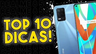 TOP 10 DICAS E TRUQUES para o Realme 8 5G que você PRECISA SABER!