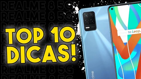 TOP 10 DICAS E TRUQUES para o Realme 8 5G que você PRECISA SABER!