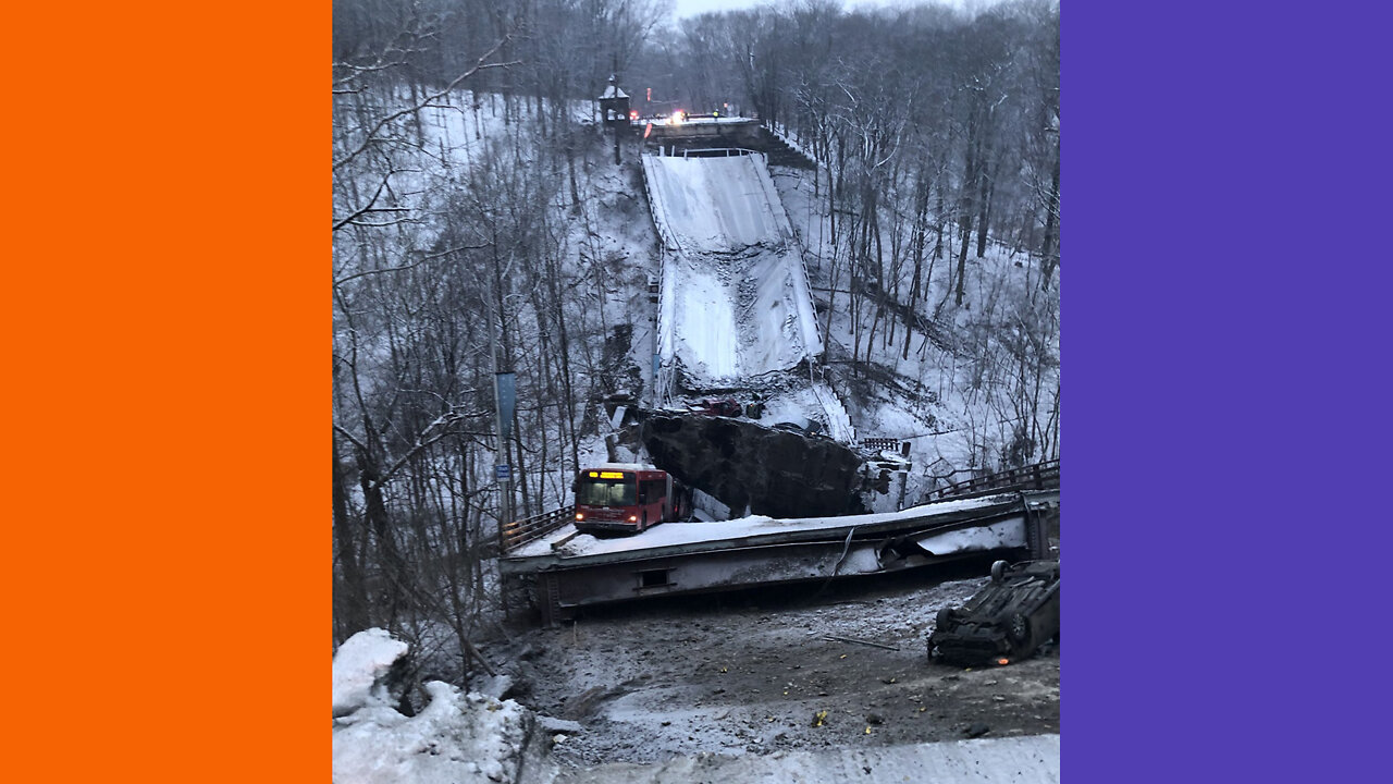 Pittsburgh Bridge Collapses Hours Before BlDEN Appearance