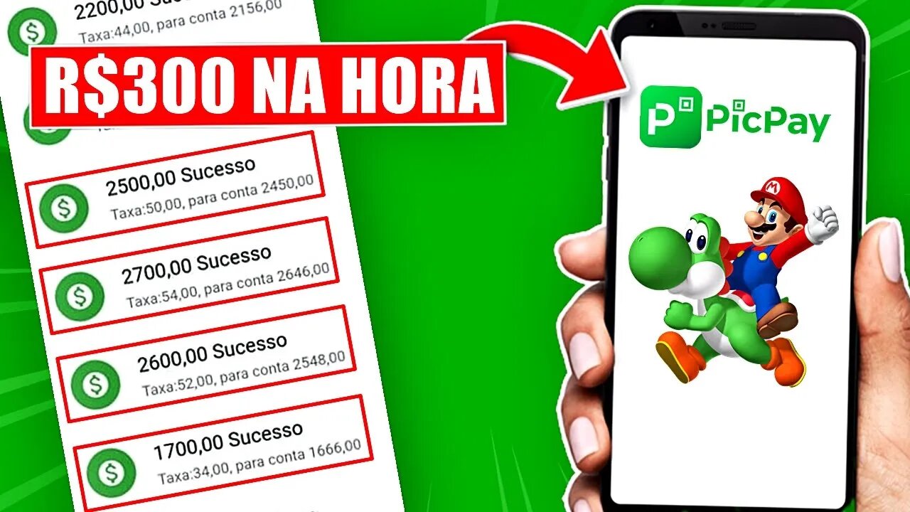 APP de JOGOS que PAGA NO CADASTRO + R$300 VIA PIX e Pode Sacar SEM LIMITES (Ganhar Dinheiro Online)