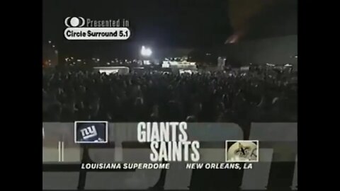 2003-12-14 New York Giants vs New Orleans Saints