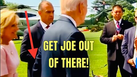 OHHH - Joe Biden goes OFF SCRIPT (Jill tries to shut this down)