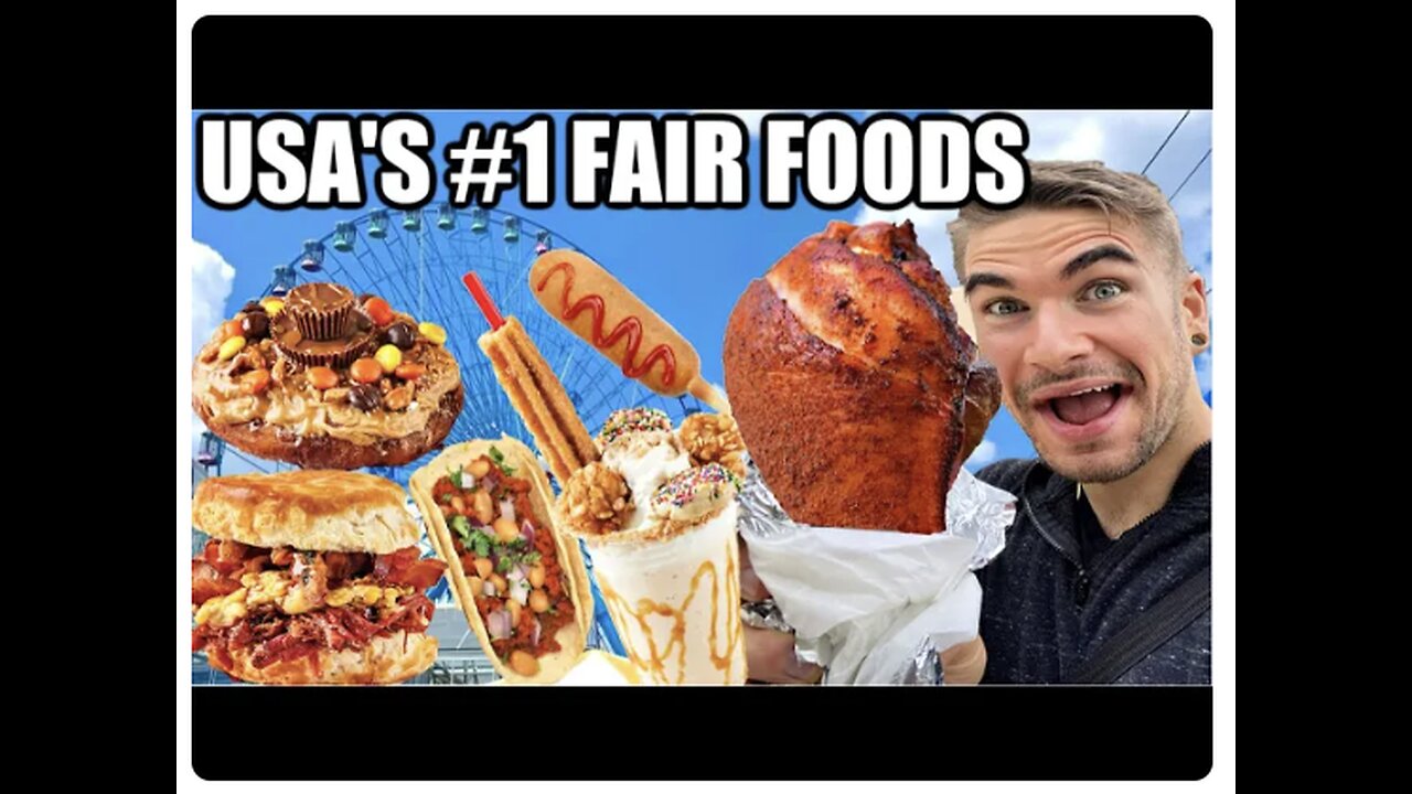 Eating ALL of USA's TOP INSANE FAIR FOODS! America's BEST Food & Most DANGEROUS Foods!