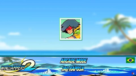 Windjammers 2 🥏 : Arcade Mode - Jao Raposa 🇧🇷