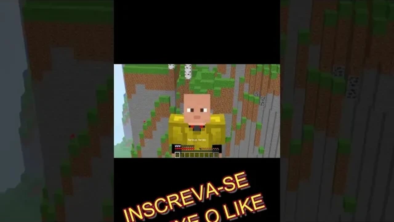 😱SAITAMA FORÇA REAL NO MINECRAFT 😱😱 #shorts #minecraftshorts #shortsfeed #mine