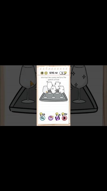 Brain Test Tricky Puzzles Level 40 We must be ready before the guests arrive!