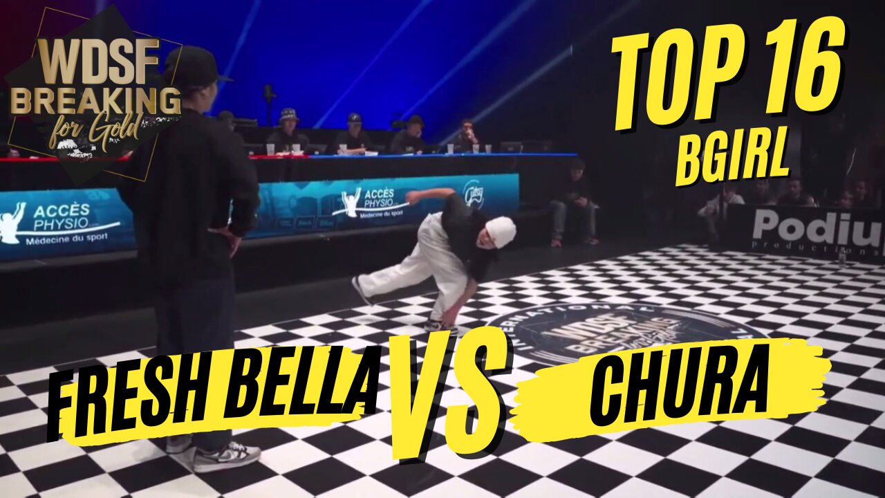 BGIRL FRESH BELLA VS BGIRL CHURA | TOP 16 | WDSF BREAKING FOR GOLD MONTREAL 2023