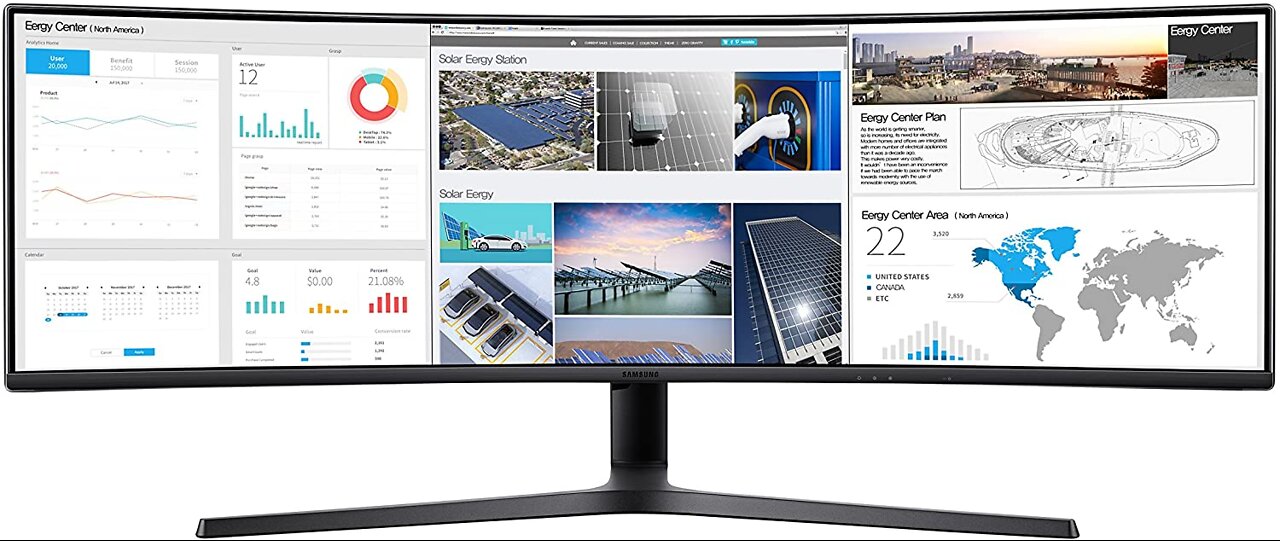 Samsung Curved Desktop Monitor is Awesome CJ89 49inch business monitor