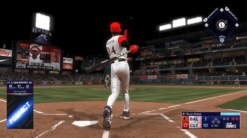 MLB The Show 22 “The Kid“ Ken Grffey Jr 477 ft Blast